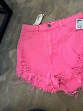 Aphrodite Distressed Super High Waisted Pink ...