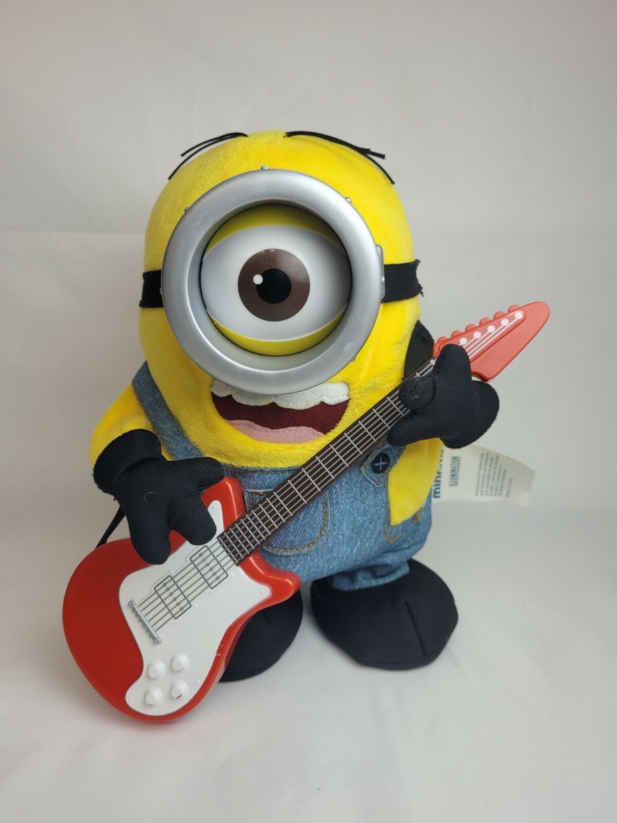 ROCK 'N ROLL STUART ロックンロール スチュアート Despicable Me Minion Animated Musical Plush Rock N Roll