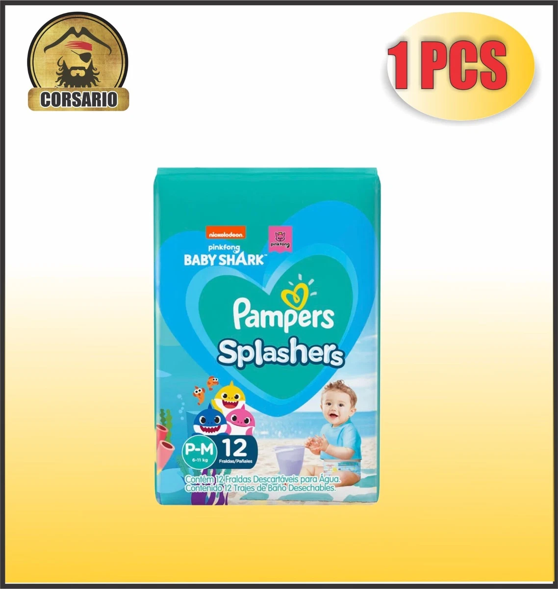 Pampers Splashers Water Diapers SIZE G PACK X1