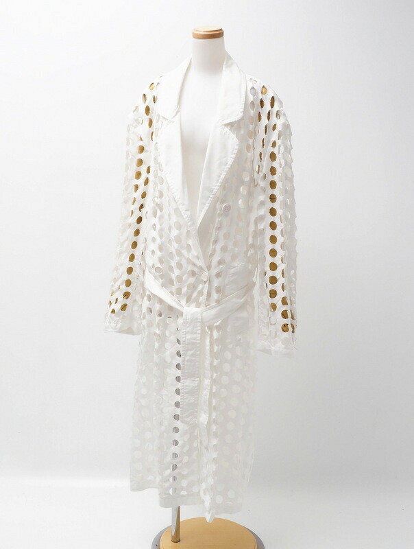 美品 Maison Margiela Punch Hole Long Coat