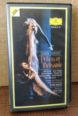 DEBUSSY: PELLEAS ET MELISANDE OPERA VHS VIDEO, NEILL ARCHER ALISON HAGLEY PIERRE