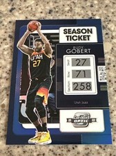 Rudy Gobert 2021-22 Contenders Optic Basketball #84 Blue Prizm 02/99-Utah Jazz