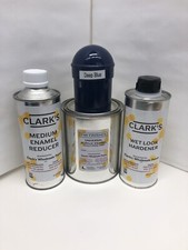 Kit de pintura automática de coche de esmalte acrílico de una sola etapa Deep Blue Quart Kit
