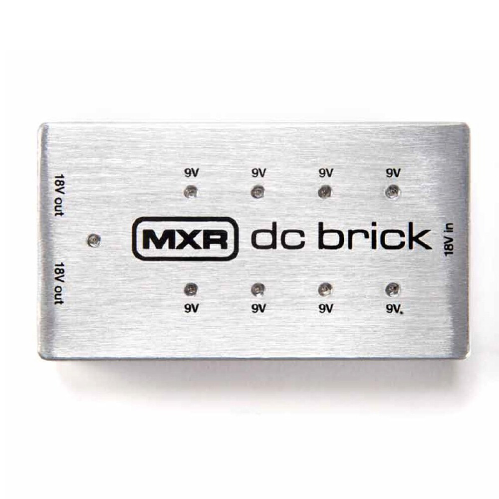 Dunlop MXR M237 DC Brick Pedal Power Supply (8) 9v (2) 18v Outputs