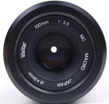 Vivitar 100mm 3.5 Macro MF Lens For Canon FD Mount SLR DSLR Cameras GREAT 