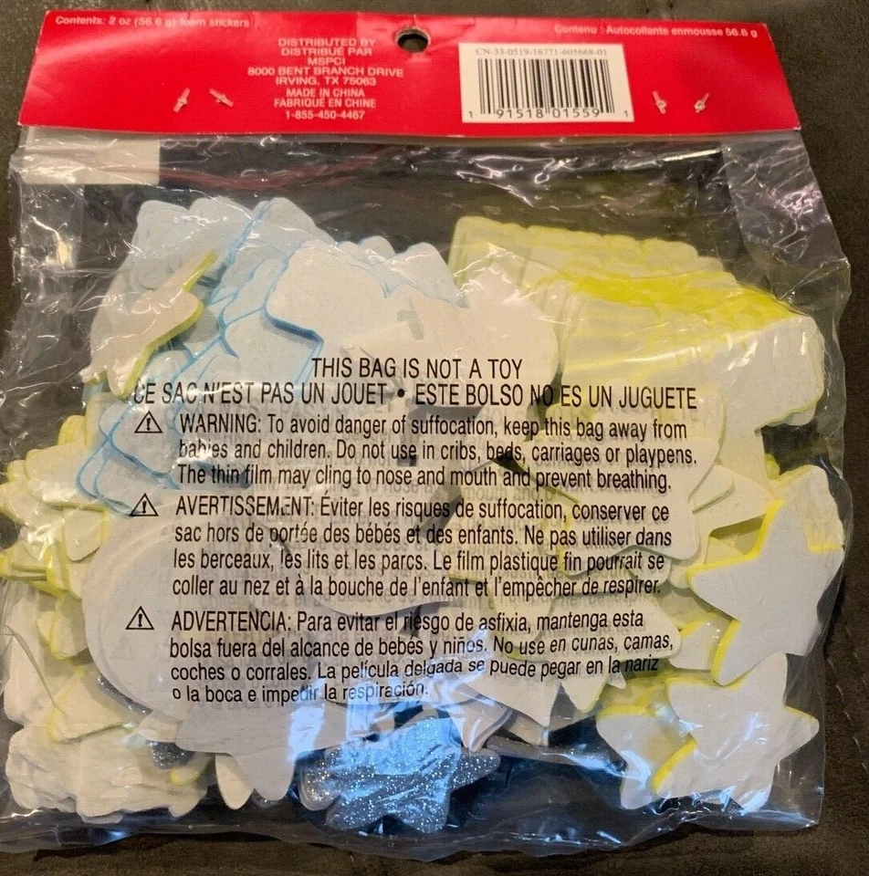 泡沫假日圣诞节和万圣节贴纸 Creatology 选择您的 ! — 第 3/4 张图片