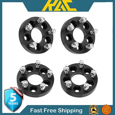 4pcs Wheel Spacers Adapter 1'' 5x100mm to 5x114.3mm M12x1.5 64.1mm