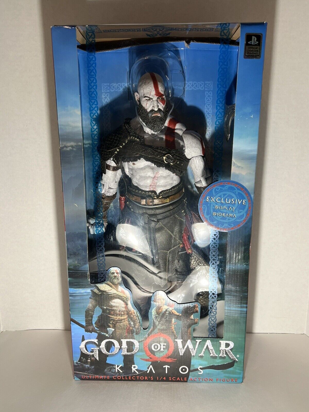 Open Box NECA - God of War 2018 - 1/4 Scale Action Figure - Kratos -  Olympus 17