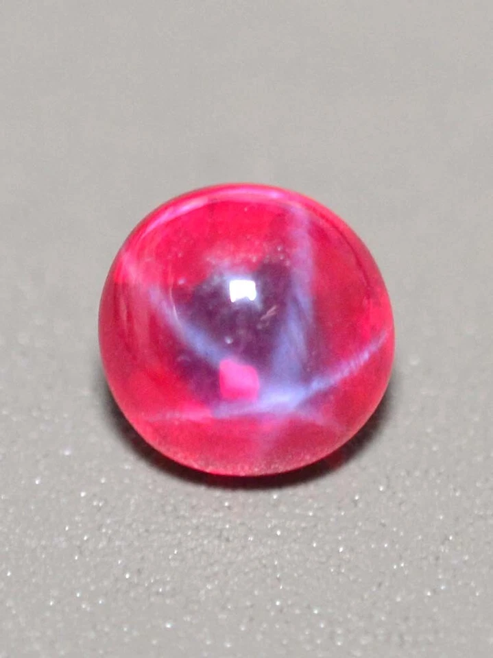 9 Ct 11x10.71 MM Round Red Ruby Star Sapphire 6 Rays Lab Corundum RRS9251 - Image 3 of 4