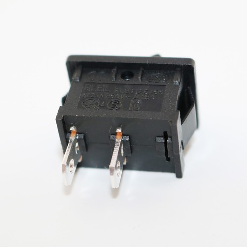 Commutateur basculant noir RLEIL 2 broches 2 positions DPST 10A/6A 125V/250V AC RL3 - Photo 3/5