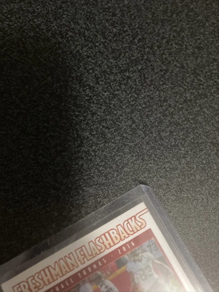 2020 SCORE FOOTBALL FRESHMAN FLASHBACKS  RELIC CARD MICHAEL THOMAS #FF-MT - Image 4 of 4