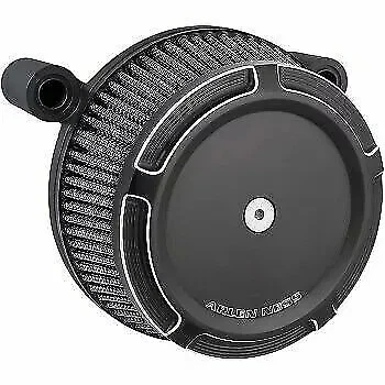 Arlen Ness Black Beveled Big Sucker Stage I Air Cleaner Kit for Touring