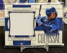 2023 Panini National Treasures Luisangel Acuna Colossal /49 Jumbo Jersey Patch