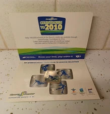 COUNTDOWN TO 2010 VANCOUVER OLYMPIC WINTER GAMES SKIING OFFICIAL PIN