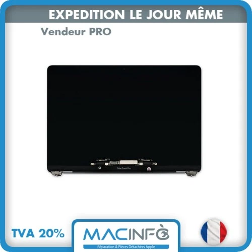 Ecran LCD Complet Apple MacBook Pro 13" M1/M2 A2338 Argent 2020 2022