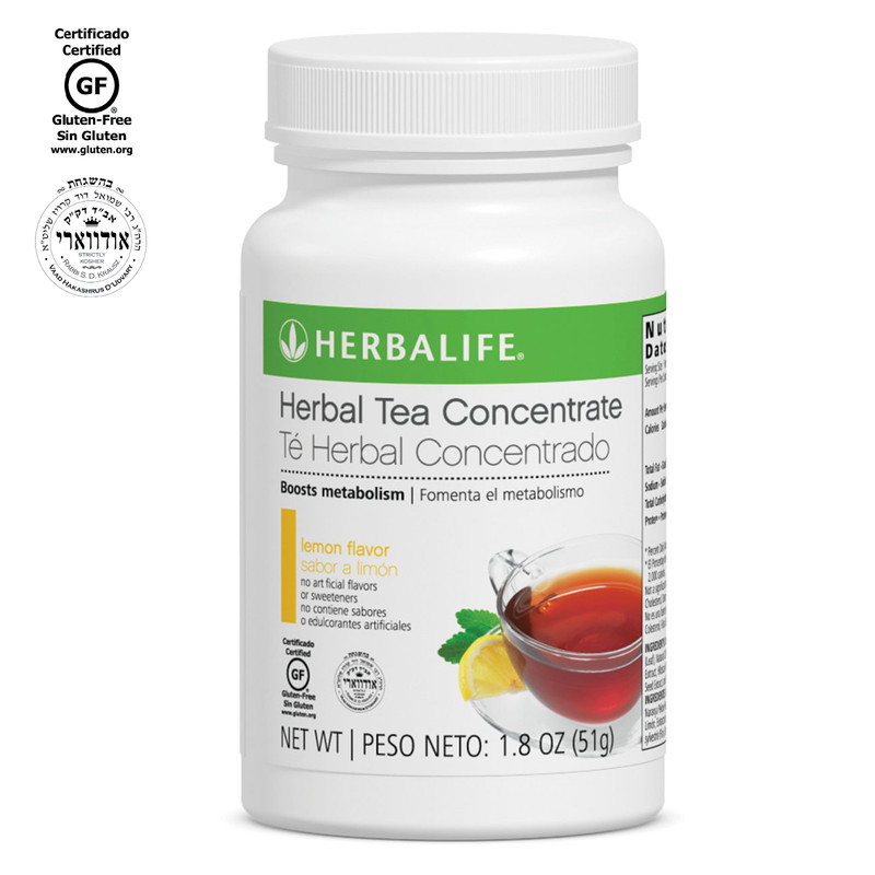 Herbalife 0255 lemon Flavor Herbal Tea Concentrate 1.8 oz- 51 g, from USA