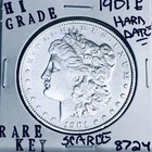 1901 P MORGAN SILVER DOLLAR HI GRADE GENUINE U.S. MINT RARE KEY COIN 8724
