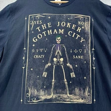 The Joker Gotham City Ouija Board T-Shirt Batman DC Comics Mens 2XL Gift Baggy