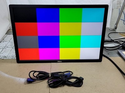 DELL U2412M 07XTXG 24'' LCD Monitor DisplayPort DVI VGA USB NO BASE SEE NOTES