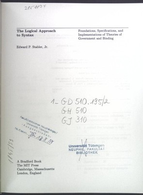 Logical Approach to Syntax - Foundations, Specifications, and Implementations of