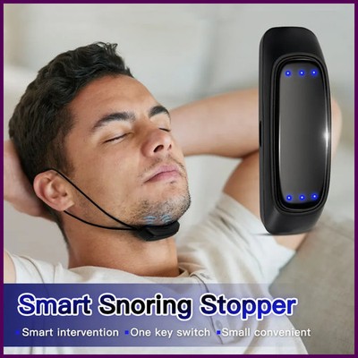 EMS Pulse Stop Snore Portable Comfortable Sleep Well Stop Snore Health Care