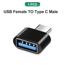 USB to USB C Adapter Type C 3.1 Male OTG A Female Data Converter