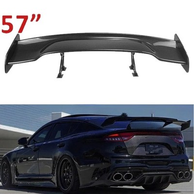 For Kia Stinger GTS 57'' GT Rear Trunk Spoiler Wing Carbon Fiber Color Rear Upper