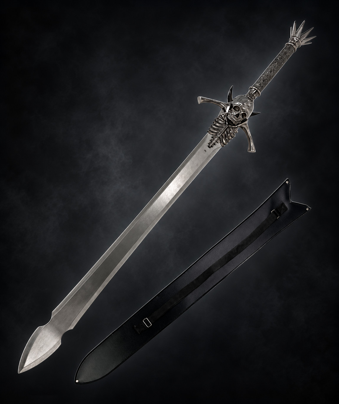 51" Full Metal Replica Dante's Rebellion Sword (Silver)