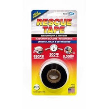 Rescue Tape Black 1 in. W X 12 ft. L Silicone Tape