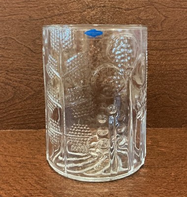NUUTAJARVI GLASS ~ FINLAND ~ VINTAGE 6  CYLINDER VASE ~ UNUSED !!