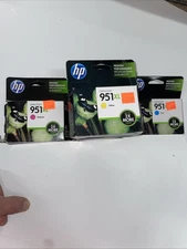 951xl ink cartridges 5 Yellow 2 Magenta 1 Cyan
