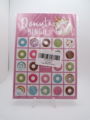 Ravensburger Donut BINGO Pink Donut-Themed Bingo Card Sealed gy-bingo7