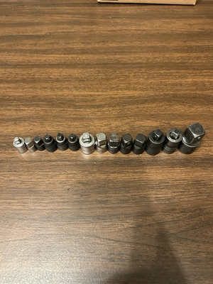 #ad Snap On Adapter Socket Lot 14pc $189.99