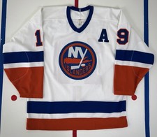 Bryan Trottier New York Islanders 1984-85 Vintage Authentic NHL Hockey Jersey 48