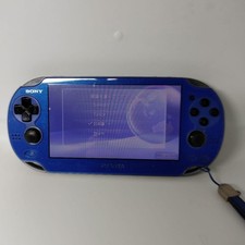 SONY Playstation PS Vita PCH-1000 Console Sapphire Blue w/ Charger 32GB card