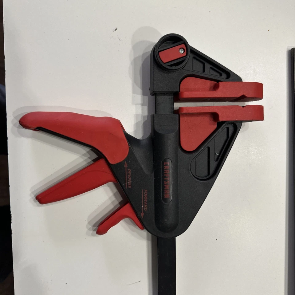 2 abrazaderas de barra Craftsman 31484 descatalogadas de 12” x 3,5” de alta resistencia RARAS liberación rápida Foto 3 de 4