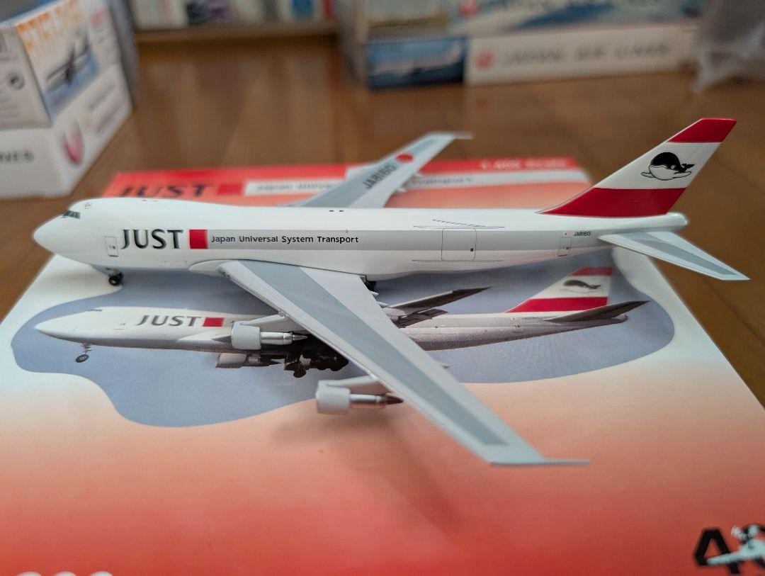 貴重！1/400 JUST 日本ユニバーサル航空 747−200F 1/400 Just Japan Universal Airlines 747 200F | eBay