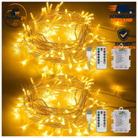 Lichterkette 120 LED 12M Warmweiß Dimmbar Mit Timer Fernbedienung Innen AußEn