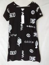 Women Size S Beach by Exist  Fish Shift Tank Summer  Dress Cover Up NWT