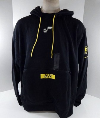 2022-23 Men's Utah Jazz Authentic Black Hoodie Sweatshirt Nike DZ6268 NWT 3XL 5S