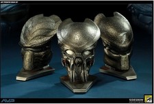 NEW SEALED MAILER* SIDESHOW Alien vs Predator AVP Predator 1/4 Mask Set of 3
