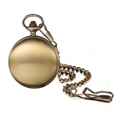 Mens Mechanical Pocket Watch Hand-winding1920s Steampunk Costume Accessory