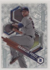2018 Bowman High Tek Prospects Pattern 8 Hexagons and Circles Franklin Perez 1b3