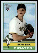 Evan Sisk 2025 Topps Heritage #552 Pirates Insert ? SEE SCAN! FREE SHIPPING