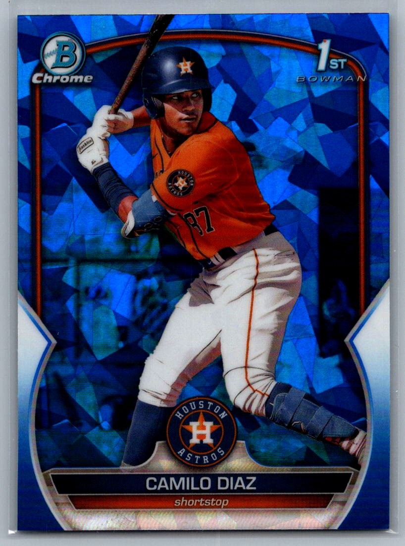 2023 Bowman Chrome Sapphire Edition #BCP-186 Camilo Diaz Prospects