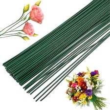 200 Pcs Floral Stem Wire,22 Gauge 16 Inch Floral Stems for Flower Arrangements