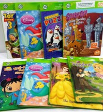 LeapFrog Tag Reading System Books Lot Disney Scooby-Doo Kai-Lan Tangled Toy Stor