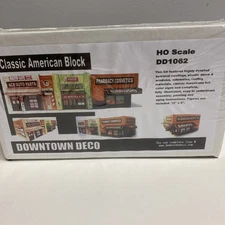 Downtown Deco HO #1062 Classic American Block (Plaster Building kit)