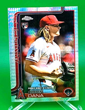 2025 Topps Chrome Update Series - Caden Dana #USC34 Prizm Refractor (RC)