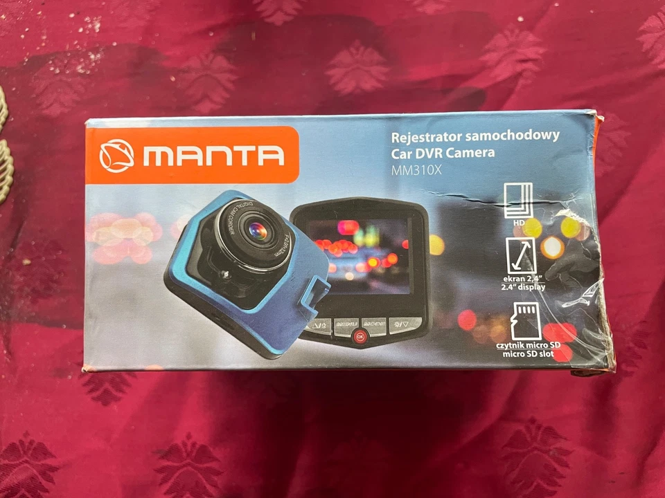 Dash Cam Manta 2,4 " Display HD Auto DVR Kamera MM310 X  incl Ladekabel - Bild 1 von 2